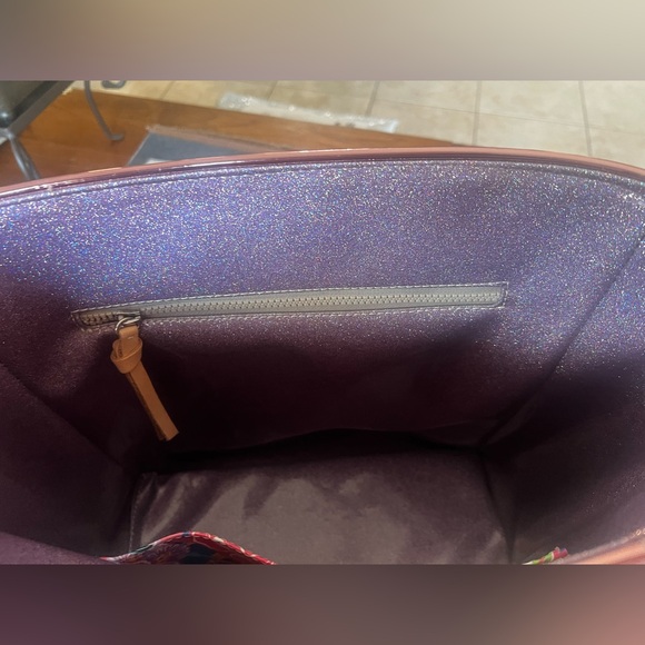 EUC Consuela Large Quilted Shiny Gold Tote - Picture 9 of 16